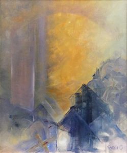 "Passionsbild", Olja Storlek: 57 x 67 cm