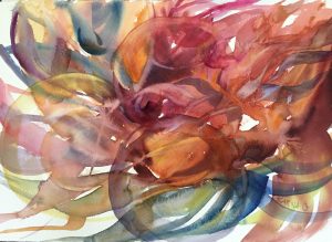 "Ögat", Akvarell Storlek: 35 x 25 cm